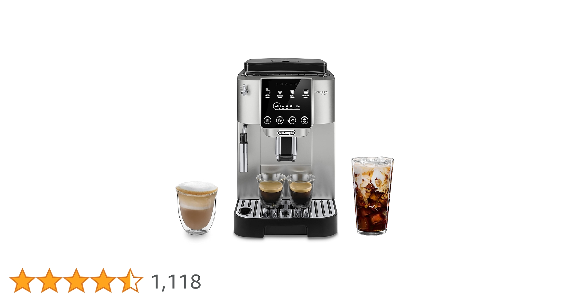 De'Longhi Magnifica Start Automatic Espresso & Coffee Machine with